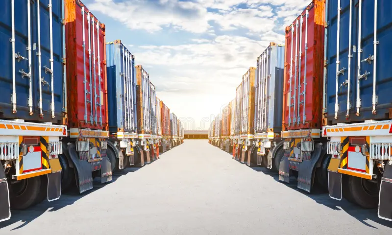 row-container-trucks-parked-parking-lot-big-rig-shipping-cargo-logistics-truck-economy-business-transport-road-import-365979174